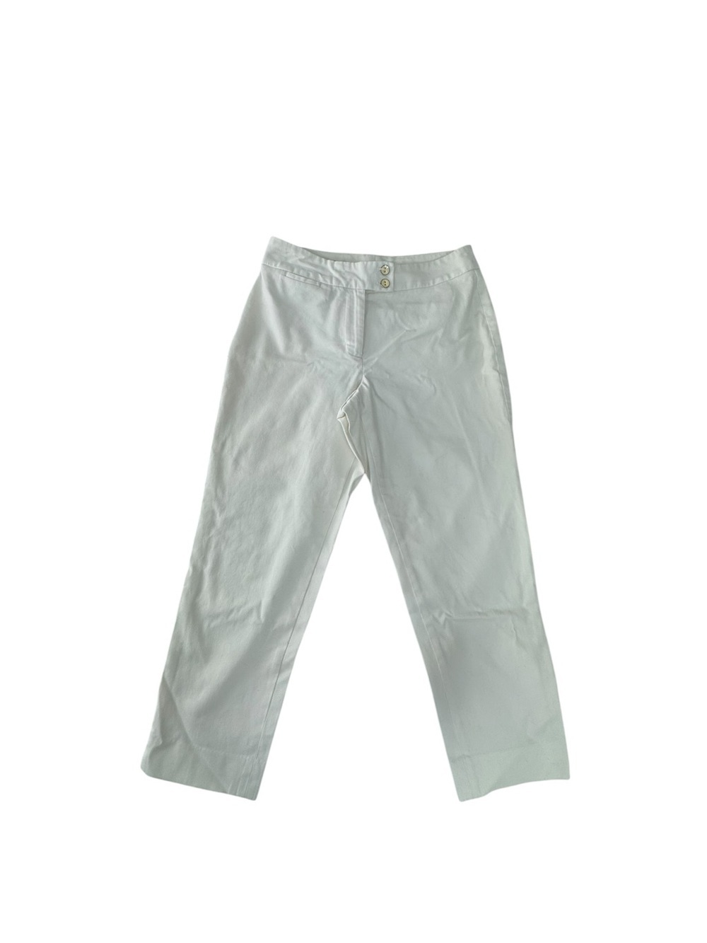 Classic Women's Cropped Ankle Pants - White